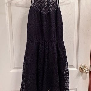Little black lace dress